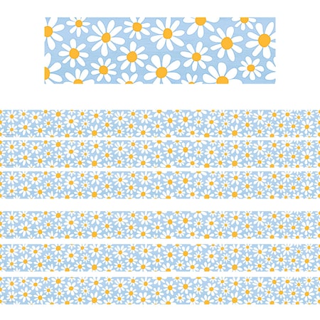 Teacher Created Resources Daisies Straight Border Trim, 72PK 6776